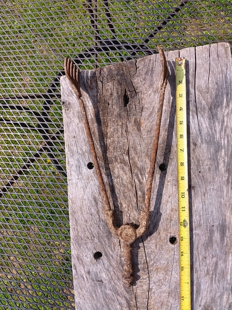 Antique Blacksmithing Coal Tongs