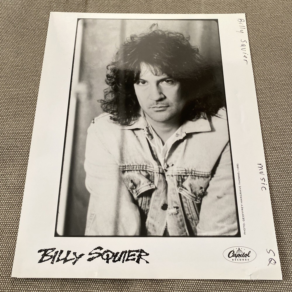 Billy Squire Press Photo 8x10”. See Description.
