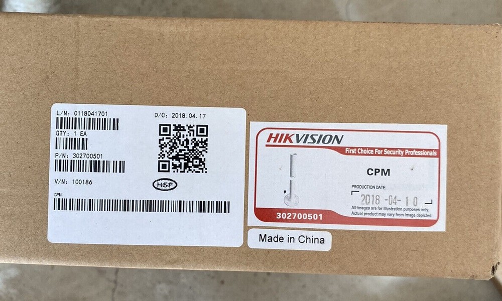 HIKVISION CPM Camera Ceiling Pendant Mount # 302700501 NEW