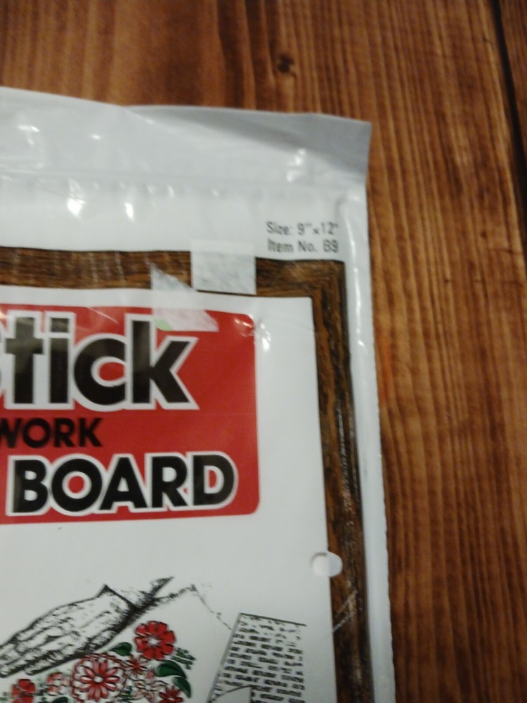 Self Stick Art Needlework Mounting Board 9x12