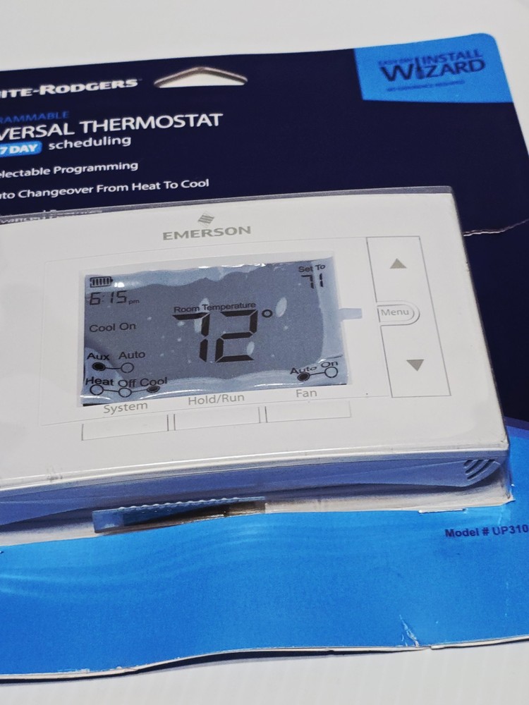 White-Rodgers UP310 Programmable Universal Thermostat w/ 7-Day Scheduling