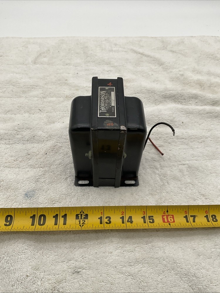 Vintage Thordarson Electric MFG.Co Choke Transformers T-45557 V!!!S1