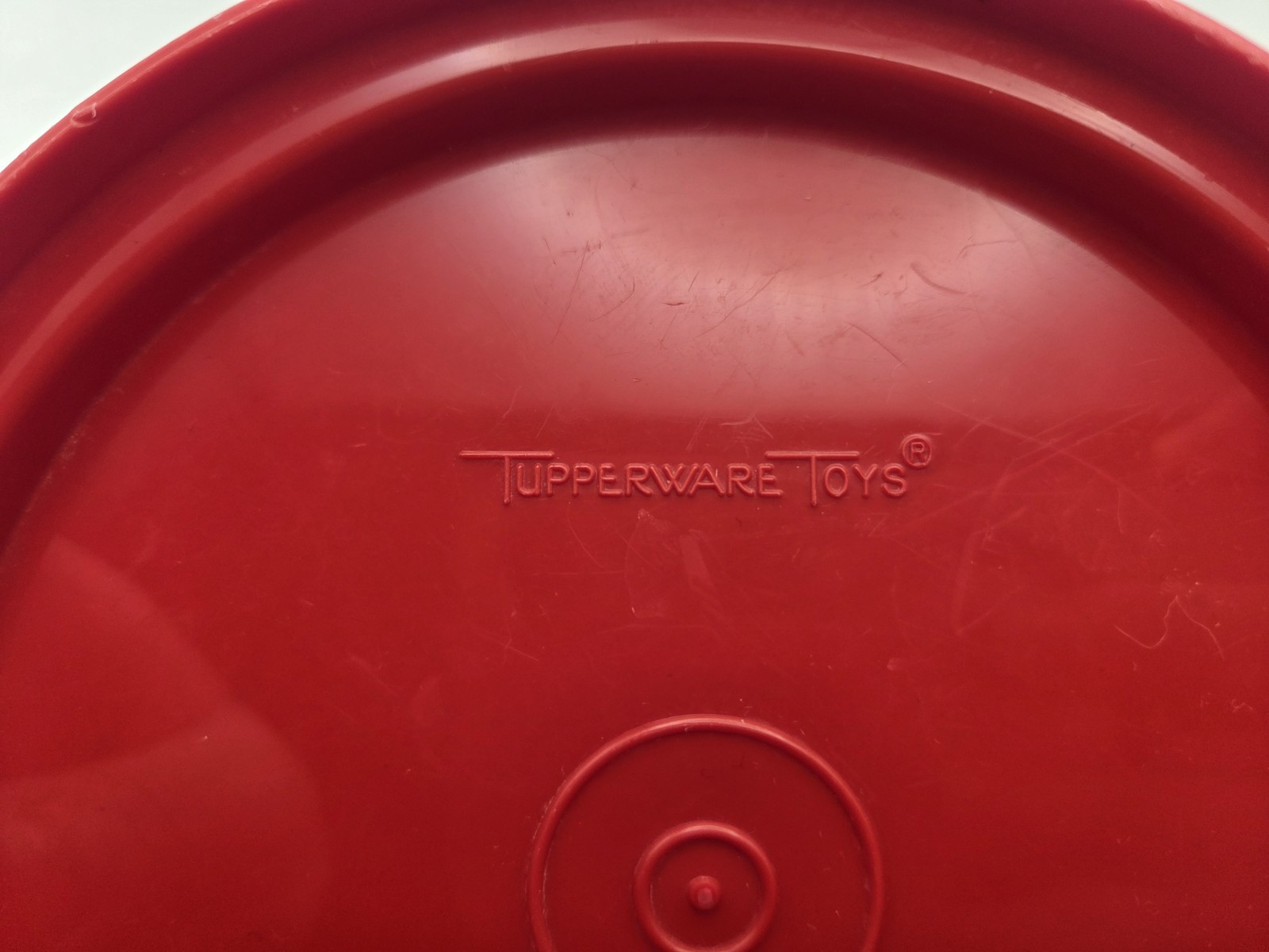 Vintage Tupperware Toys Plates And Cake Carrier