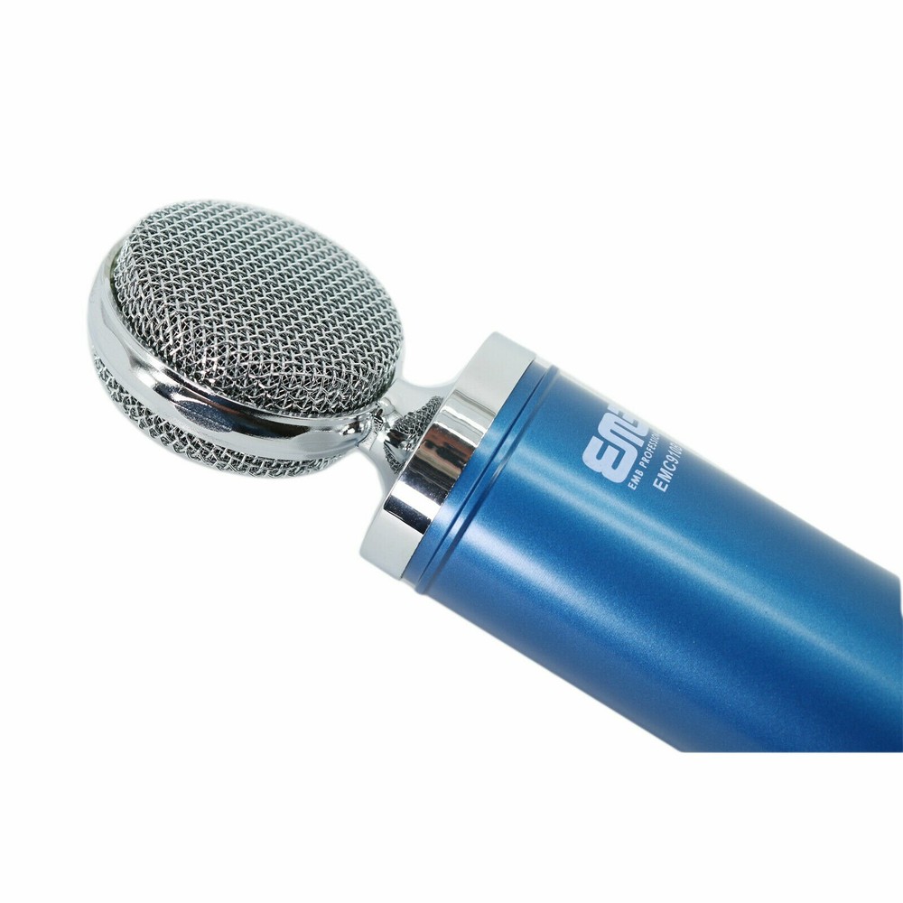 EMC910 Multi-Pattern Large Diaphragm Condenser Project Studio Microphone Blue