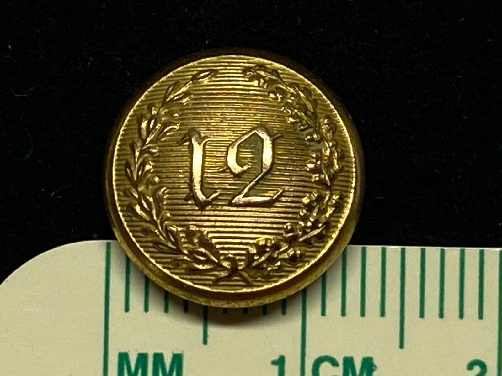 PRE CIVIL WAR, 12th REGIMENT, NEW YORK STATE MILITIA, INDEPENDENCE GUARD, BUTTON