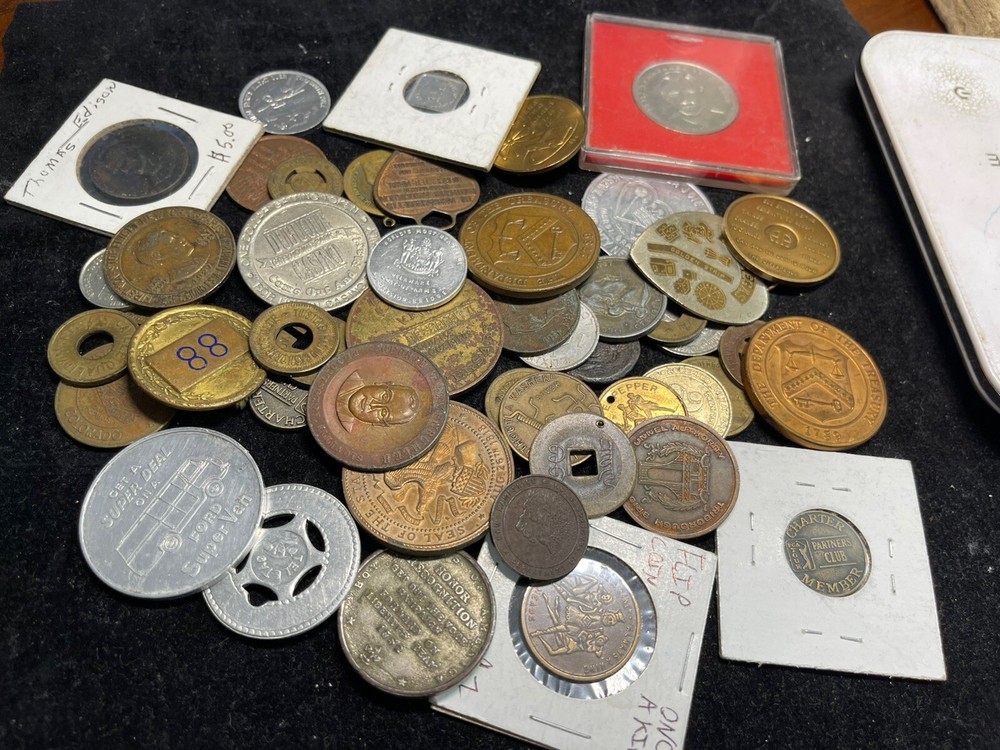 Assorted World Foreign Token Medal Lot