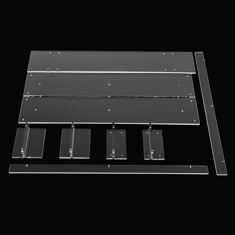 40inch Tall Clear Acrylic Rectangular Flower Racks Modern Wedding Flower Stand