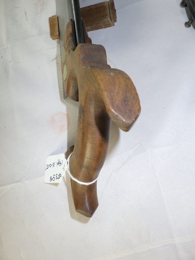 Nurse & Co. 9" back Saw, 14 ppi Cross Cut, Split Nuts, Sharpened, Inv 458