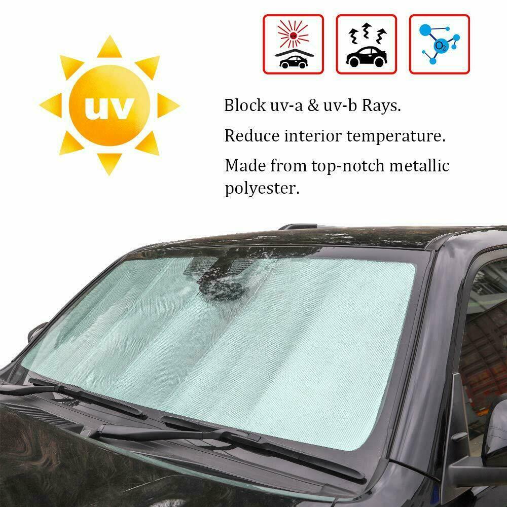 Car Front Windshield Sunshade UV Reflector Snow Shade Visor For 4Runner 2017+