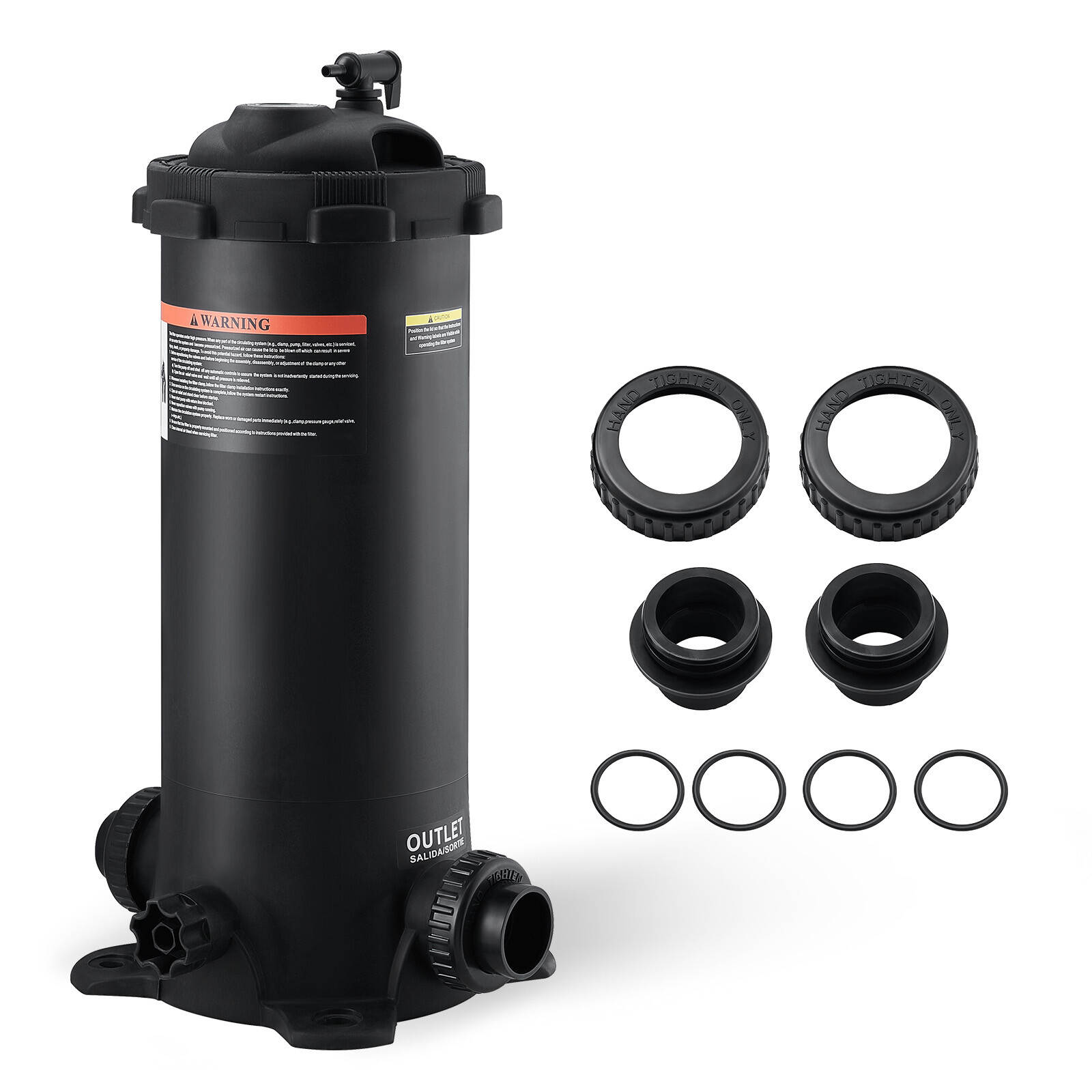 VEVOR Pool Cartridge Filter In/Above Ground Swimming Pool Filtration 50Sq.Ft