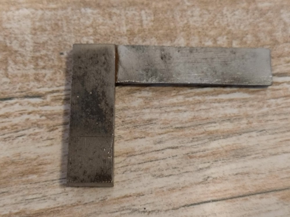 ENGINEERS STEEL 3" SQUARE GOOD USED CONDITION
