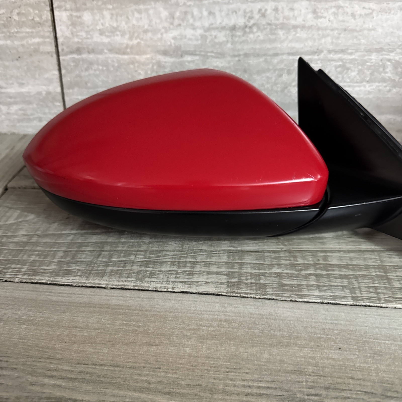 🥇 2019-2023 VW Volkswagen Jetta RH Passenger Power Mirror w/Blind Spot OEM Red