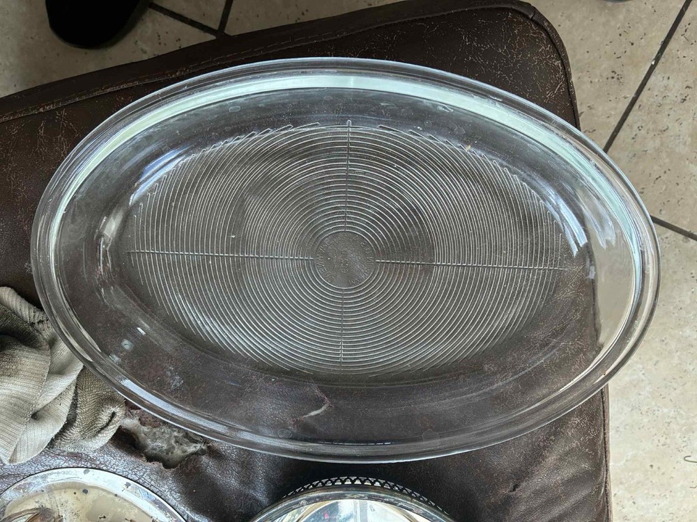 Vintage Silverplate Oval Chafing Dish Lid – Ornate Handle – Serving Ware