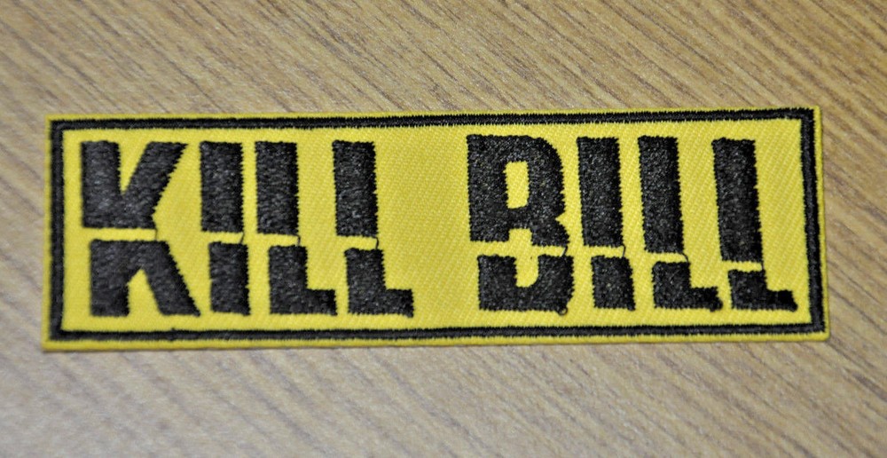 Kill Bill Logo embroidered Patch Set of 2