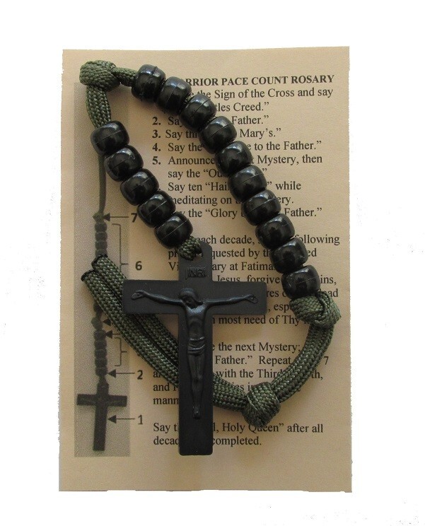 Warrior Pace Count Rosary (OD)