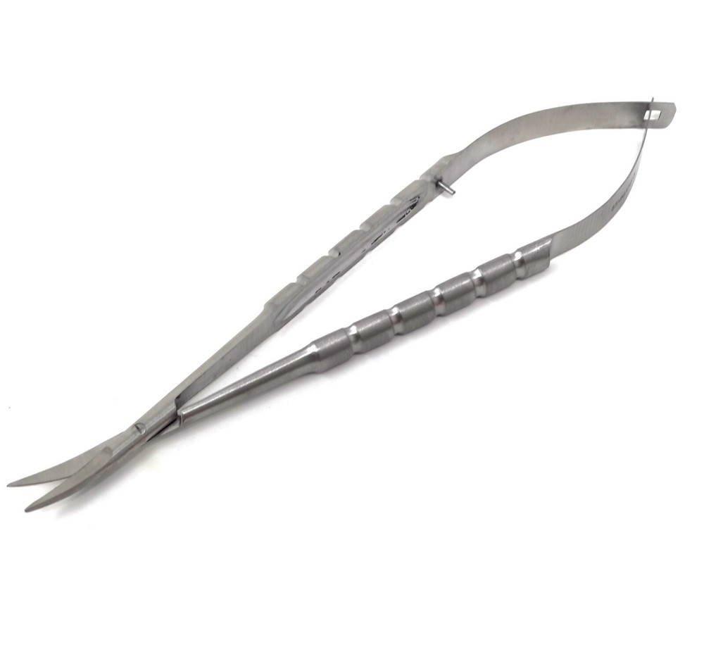 Castroviejo Scissors Curved Sharp/Sharp Blades 4.5" Micro Surgery Instruments