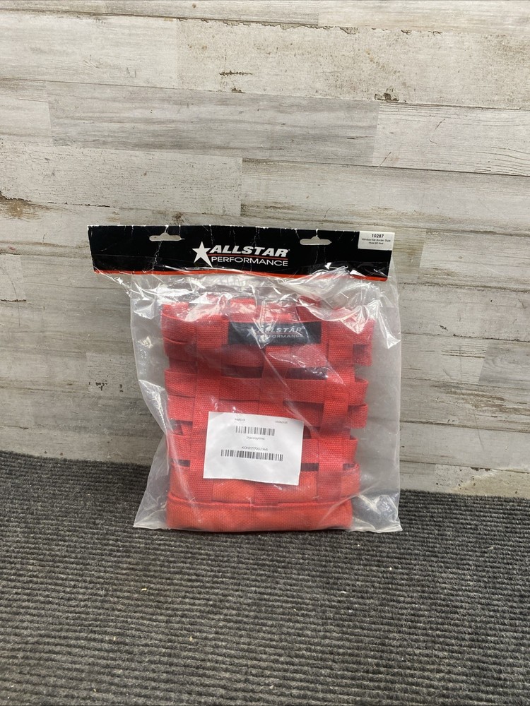 Allstar Performance 10287 Window Net 18 x 24" Rectangle, Red NEW