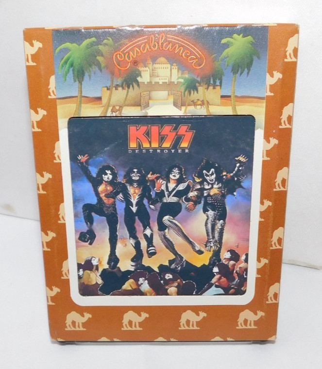 RARE 1976 Casablanca KISS Destroyer  8-Track Tape Cartridge MINT # NBLP 87025