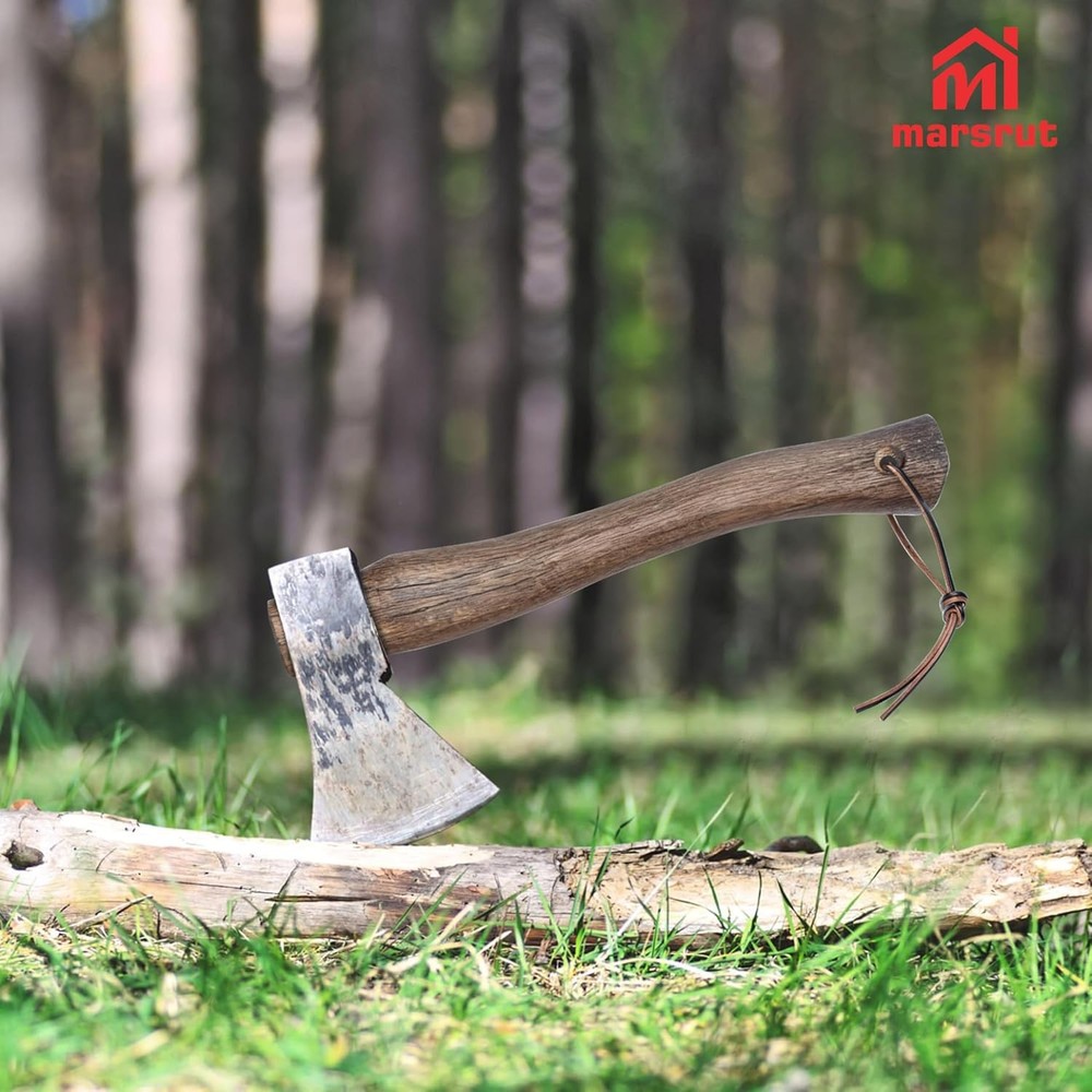 13 Inch Replacement Hatchet Handle for Camp Broad Single Bit Axes Durable Oak