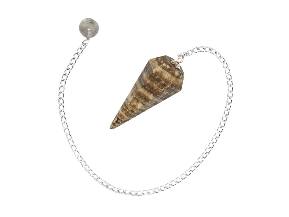 Aragonite Dowsing Crystal Pendulum