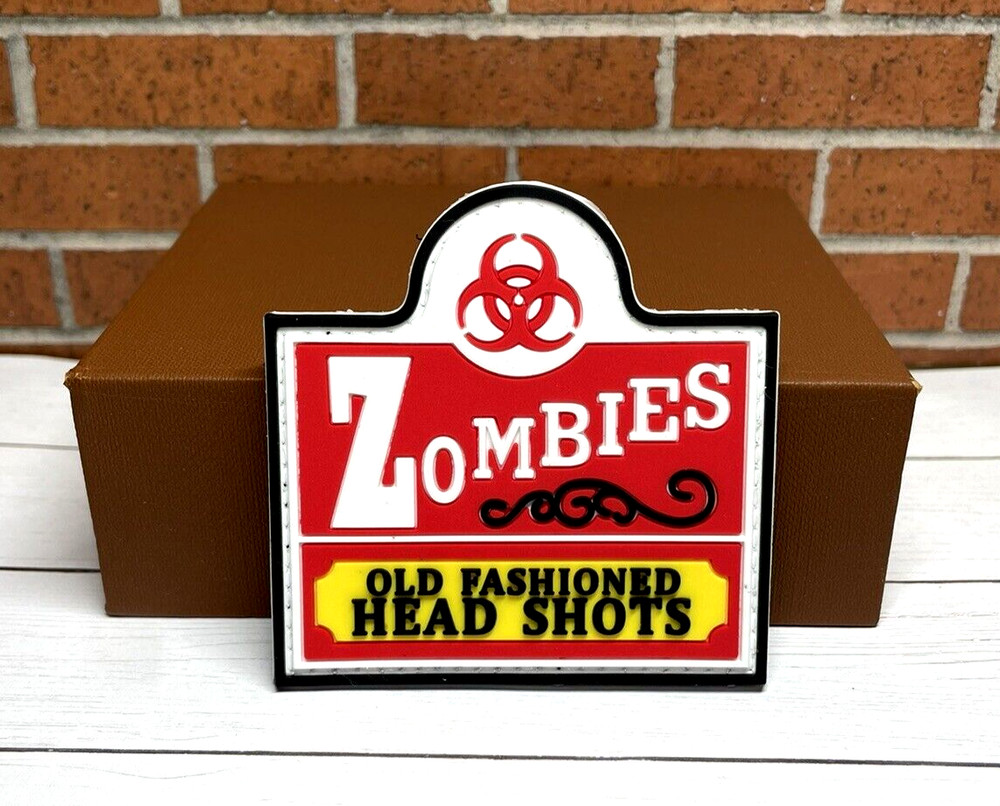 Tactical PVC Patch - Morale Zombies Patch - Zombies Gun Biohazard Patch