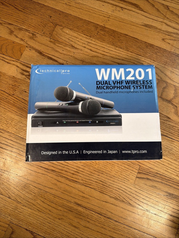 Technical Pro WM201 Dual VHF WIRELESS Microphone System