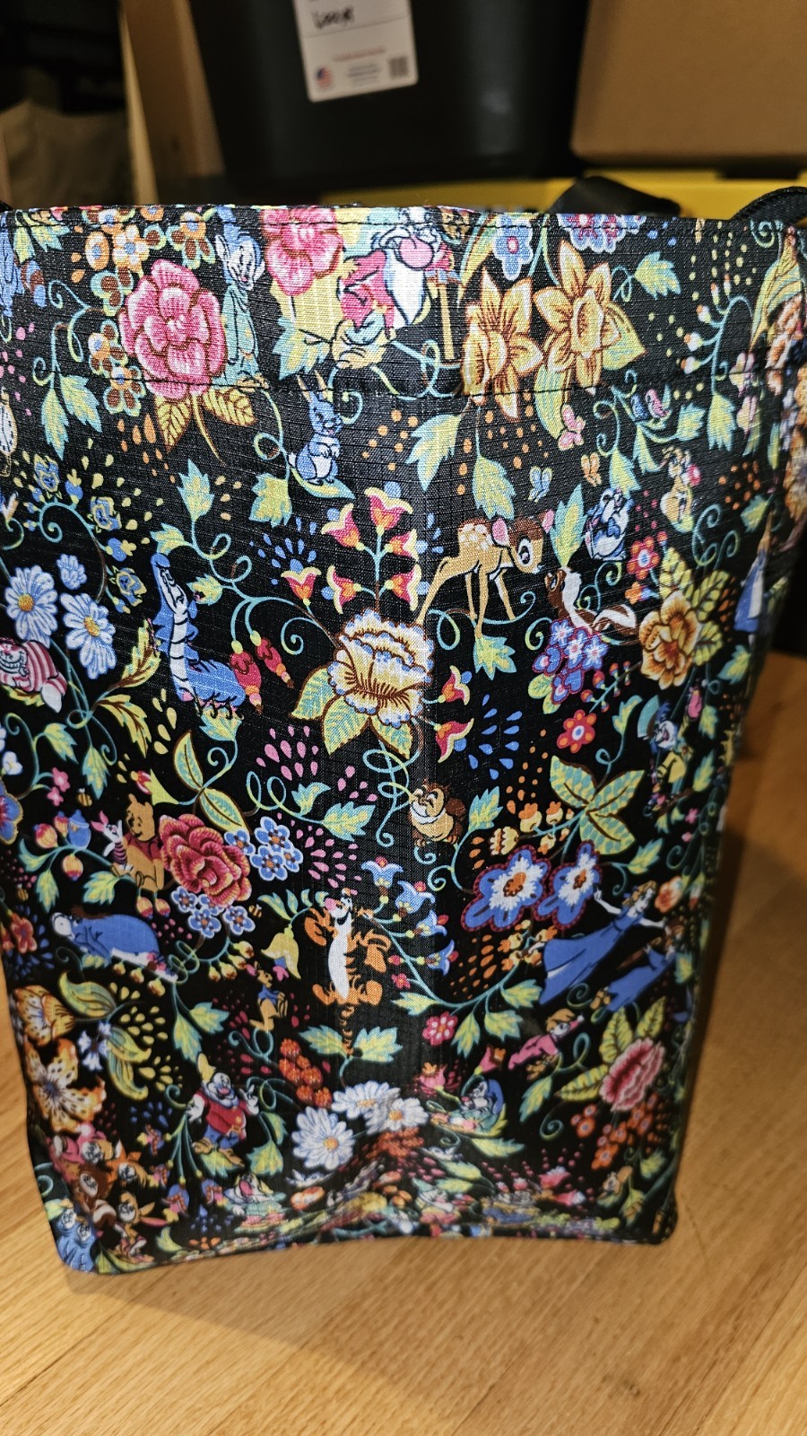 Vera Bradley Disney Classics On The Green Drawstring Family Tote NWT