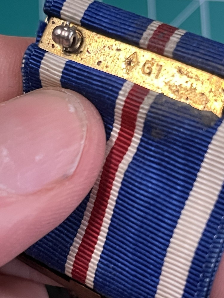 Post WWII DFC Distinguished Flying Cross w/ v Device