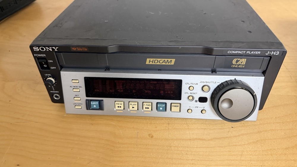 Sony J-H3 HDCAM Compact  Player  Players  (Working)