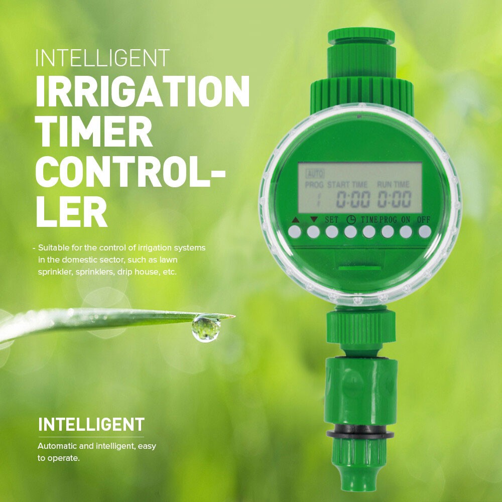 Watering Timer Digital LCD Automatic Water Timer Timer for Garden