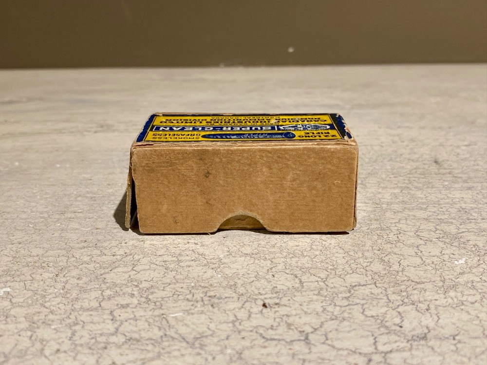1930s CIL Super-Clean .22 Long Rifle Empty Ammo Box
