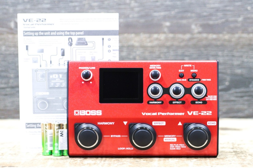 Boss VE-22 Vocal Performer Advanced Portable Multi-Effects Processor for Vocal
