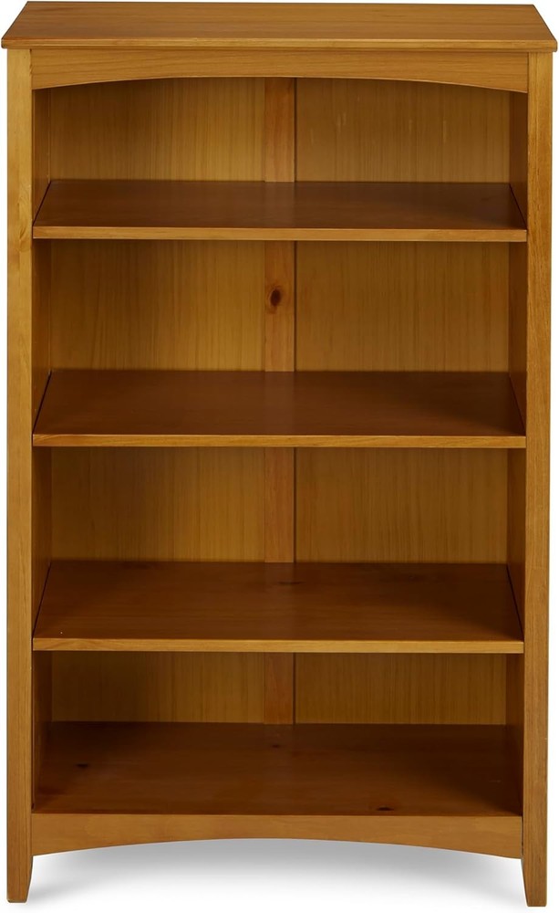 Shaker Style 4 Shelf Bookcase / Solid Wood / High / Adjustable Sheing /