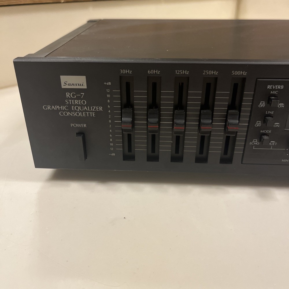 Sansui RG-7 Stereo Graphic Equalizer Consolette
