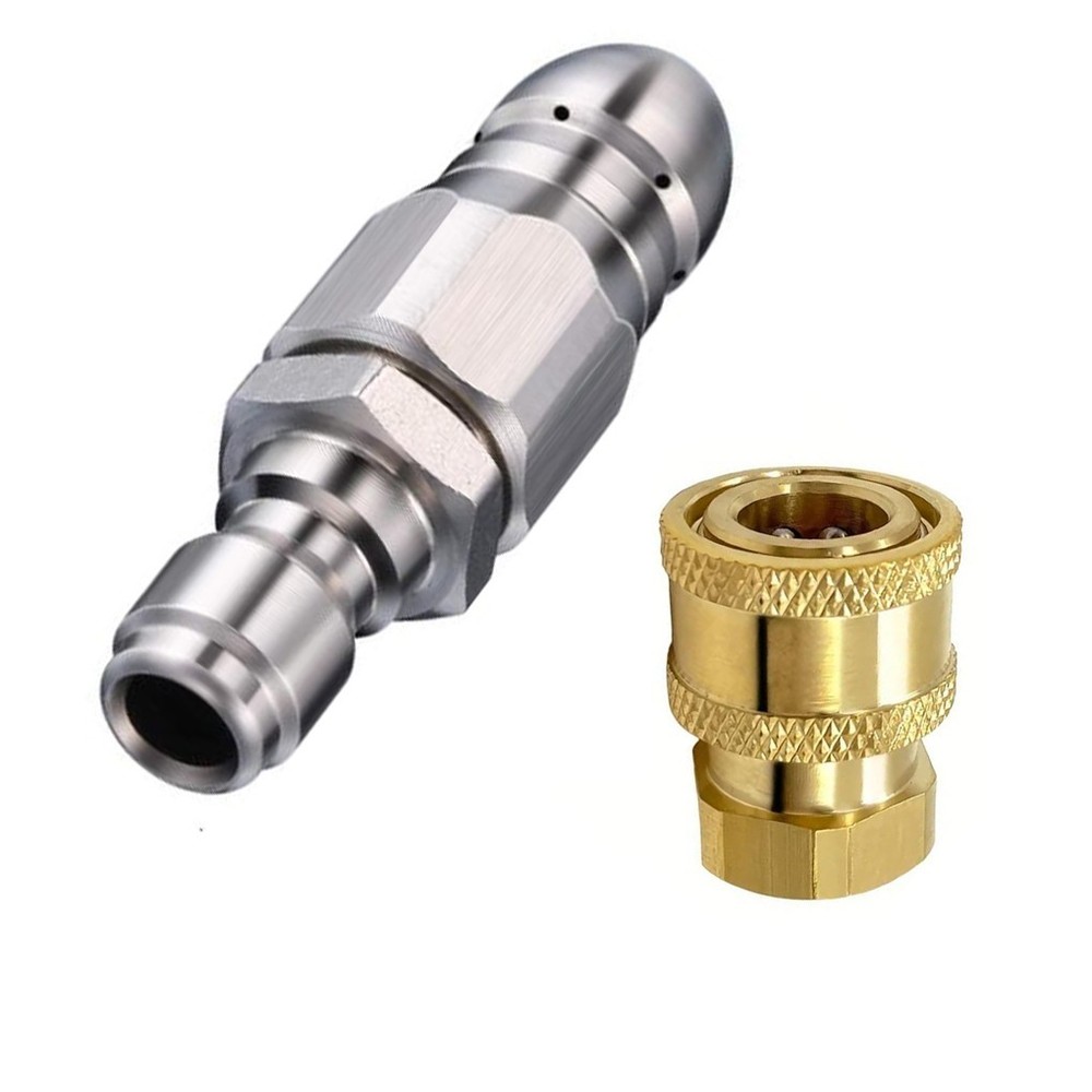 5000 PSI Nozzle Drain Cleaner Easy Connection Effective Blockage Resolution