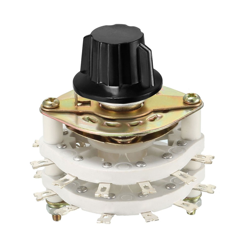 Band Selector Rotary Switch 2P7T 2 Pole 7 Position 2 Deck
