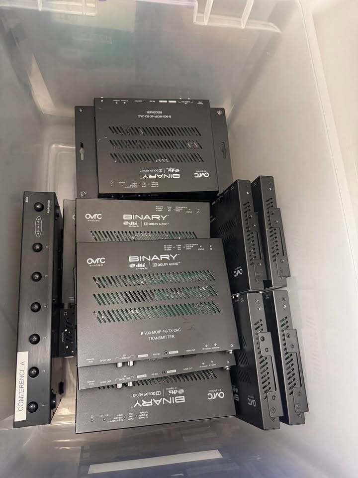 OVRC ENABLED BINARY B-900-MOIP-4K TRANSMITTERS (POE ONLY) TX-2AC ONLY