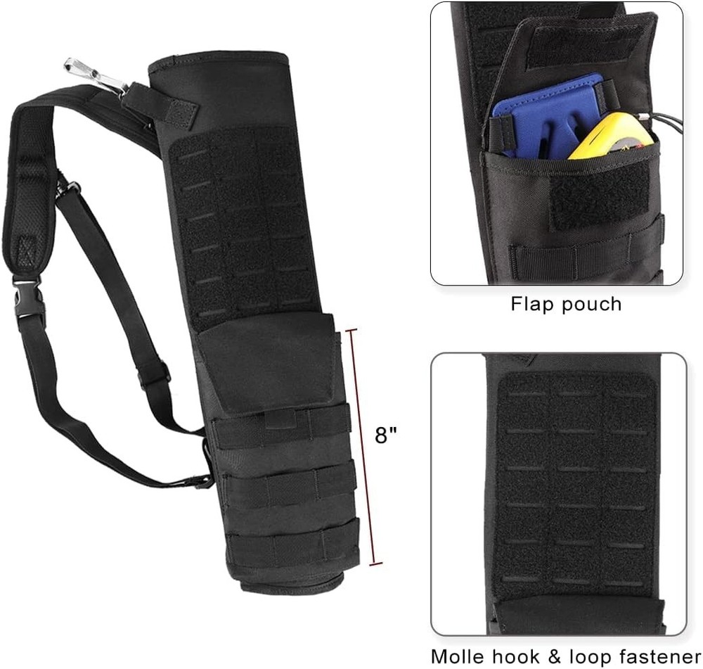 Archery Lightweight Back Arrow Quiver Dual Use Foldable Compact Hip Arrows Bag