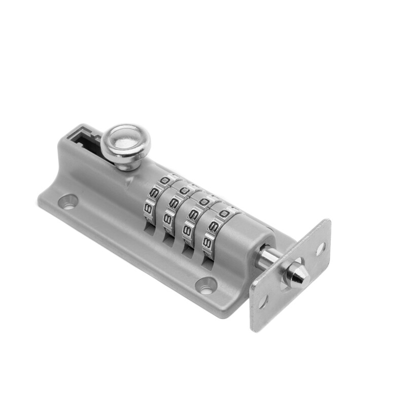 4 Digit Pin Code Combination Gate Door Sliding Latch Lock Barrel Bolt Security