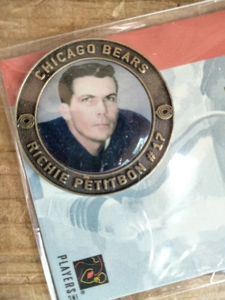 RICHIE PETTIBON CHICAGO BEARS LEGENDS 2004 Medallion Coin New NOS