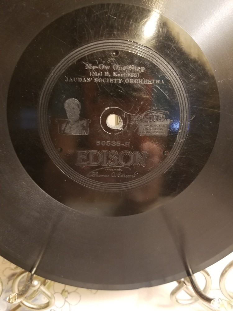 2 VTG Edison Phonograph Records 50485 & 50535