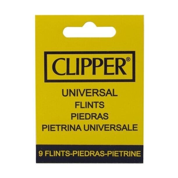 1 Pack, 9 Flints Authentic Replacement CLIPPER Lighter Flint For Zippo, Clipper
