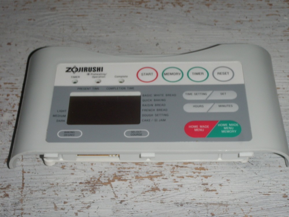 Electronic Control Panel for Zojirushi bread machine model BBCC-S15