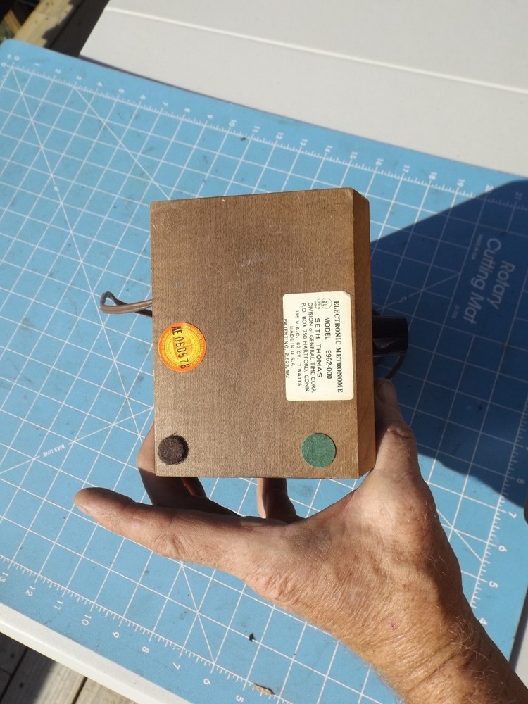 MCM Seth Thomas Electronic Metronome Model E962-000 Musical Timing
