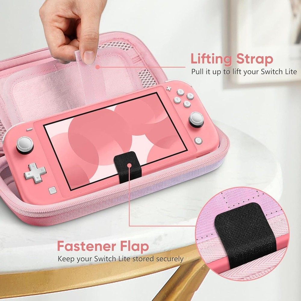 Carrying Case for Nintendo Switch Lite 2019 Hard Shell Protective Cover Bag