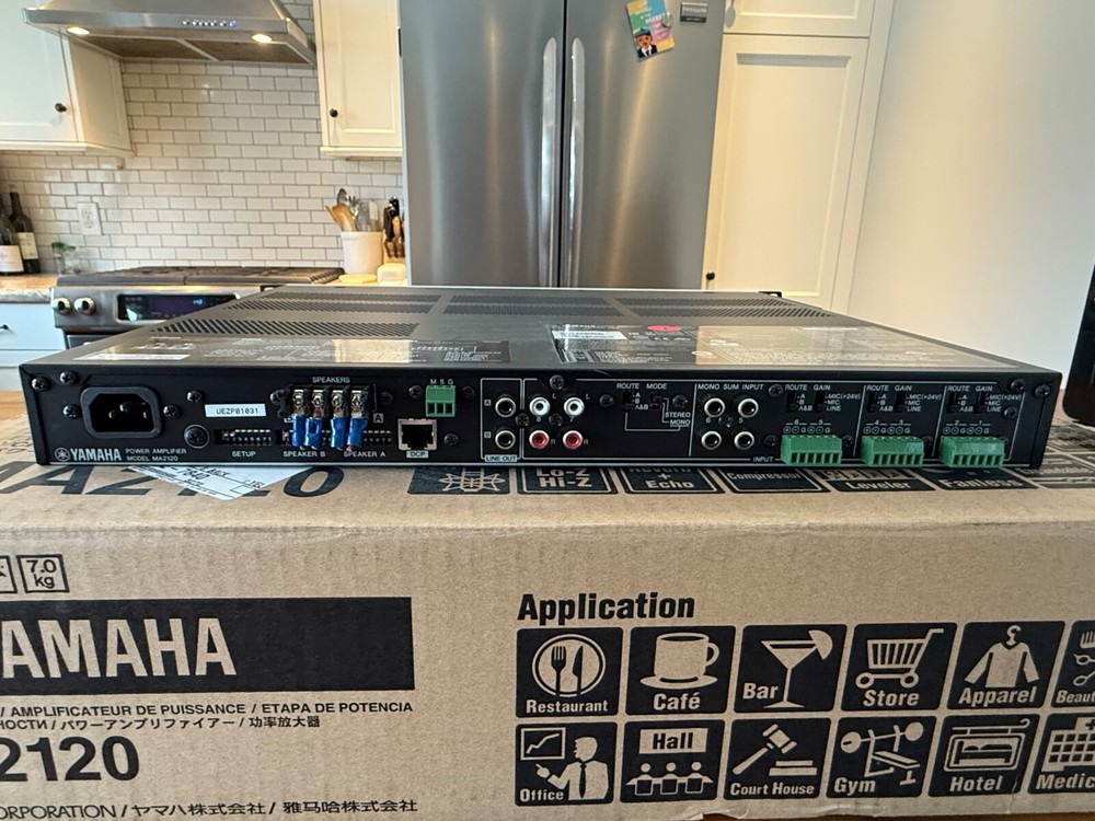 Yamaha MA2120 | Switchable Class-D Mixer Amplifier