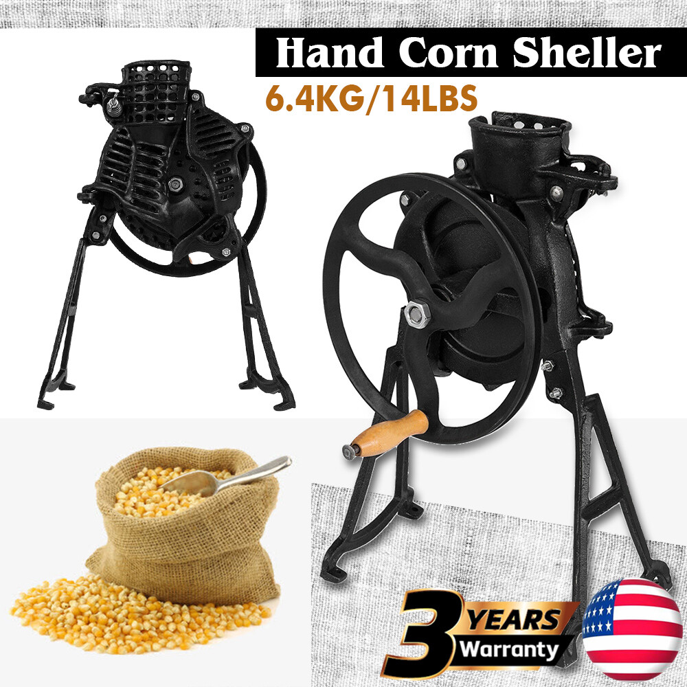 Heavy Duty Corn Sheller Hand Crank Corn Thresher Stripping Machine Stripper Tool