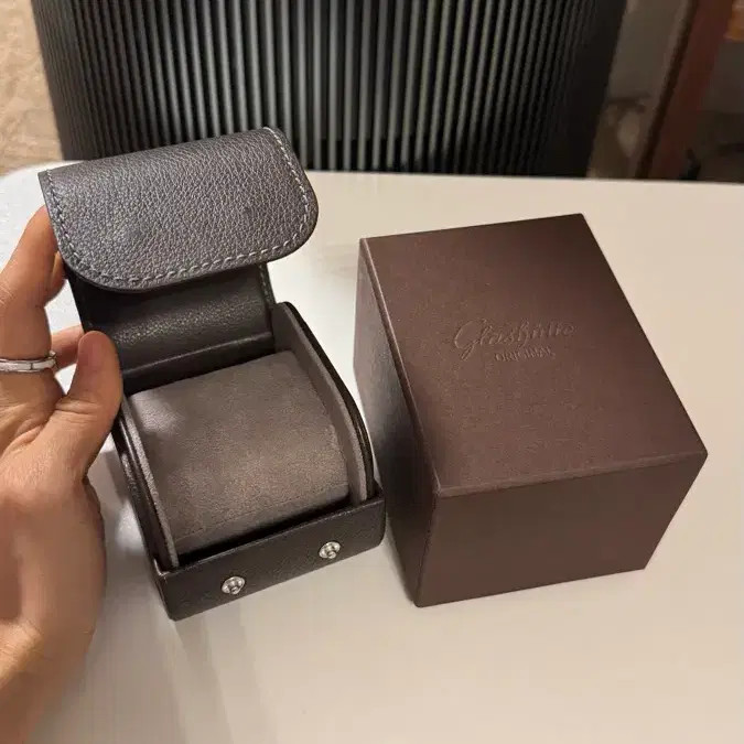 Glashütte Leather Watch Case Free Shipping