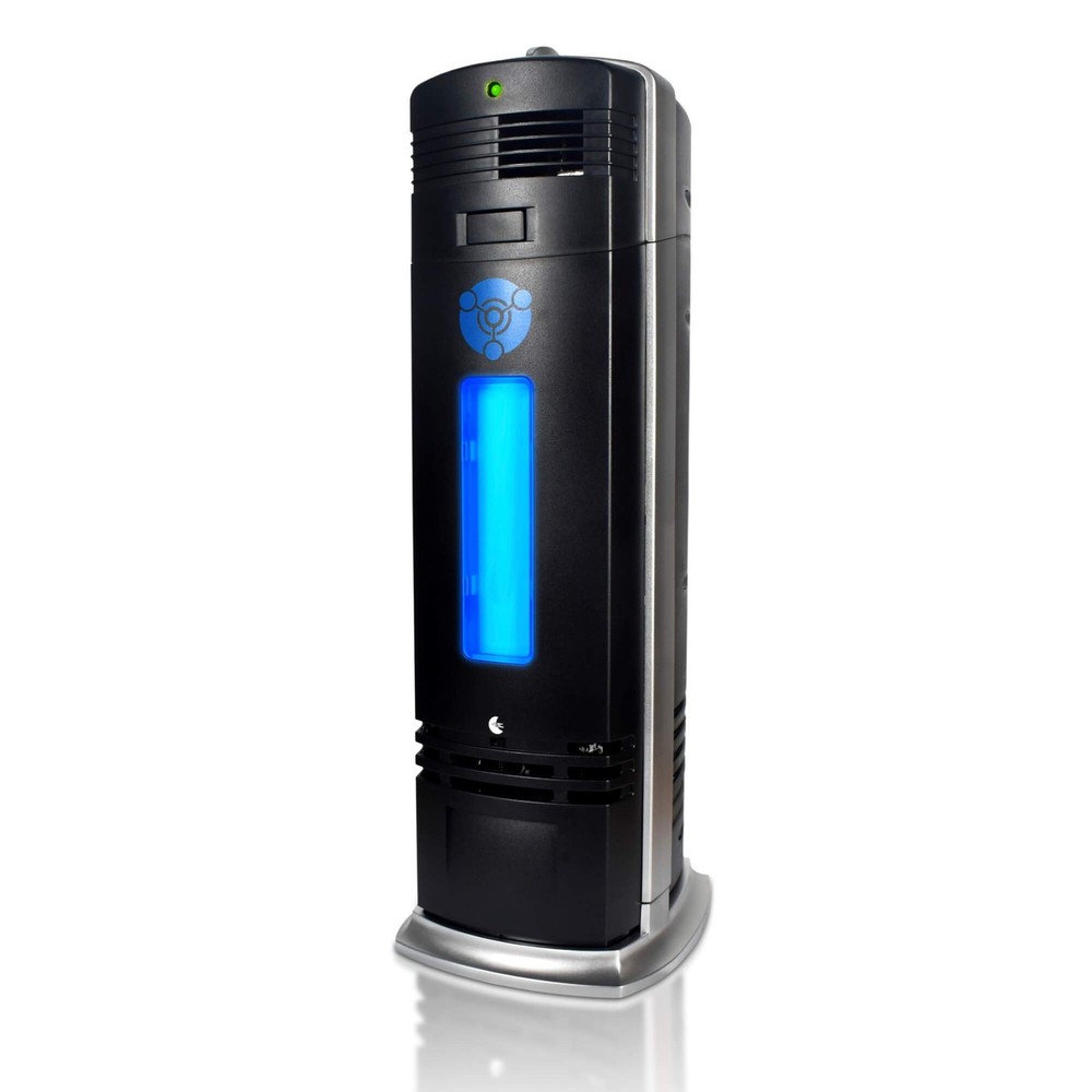 B-1000 Permanent Filter Ionic Air Purifier Pro Ionizer with UV-C, (Black)