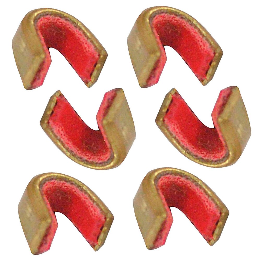 100Pcs Archery Bow String Nock Points Brass Buckle Clips Nocking Protector Bow